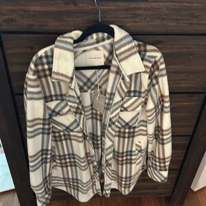 Thread & Supply fleece shacket